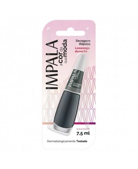 ESMALTE IMPALA PEROLADO A COR DA SUA MODA BORDADO BL