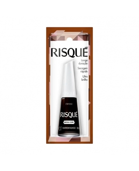 ESMALTE RISQUÉ CREMOSO MARROMVILHOSO BLISTER COTY