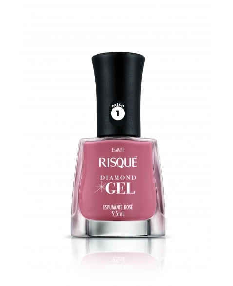 ESMALTE RISQUÉ GEL ESPUMANTE ROSE 9,5ML COTY
