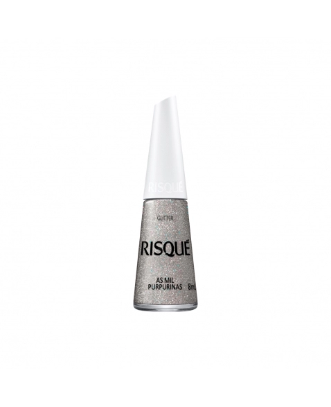 ESMALTE RISQUÉ GLITTER AS MIL PURPURINAS COTY