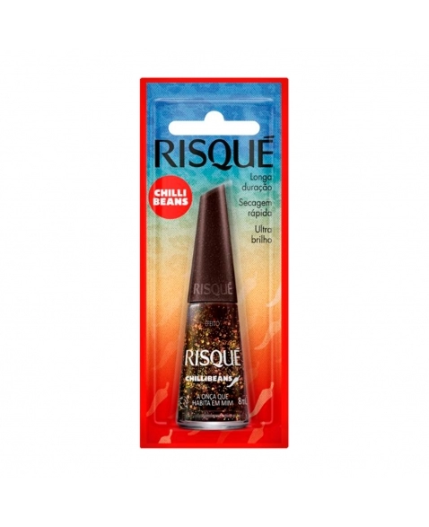 ESMALTE RISQUÉ METÁLICO CHILLIBEANS A ONÇA QUE HABITA EM MIM BLISTER COTY