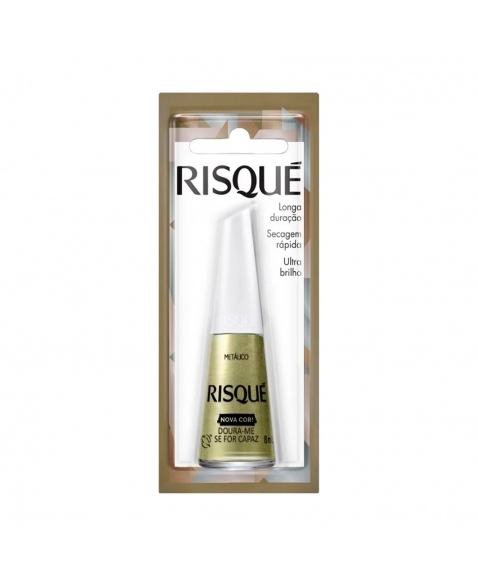ESMALTE RISQUÉ METÁLICO DOURA-ME SE FOR CAPAZ BLISTER COTY