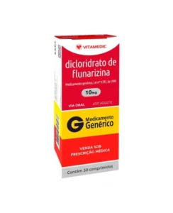 FLUNARIZINA 10MG 50COM VITAMEDIC