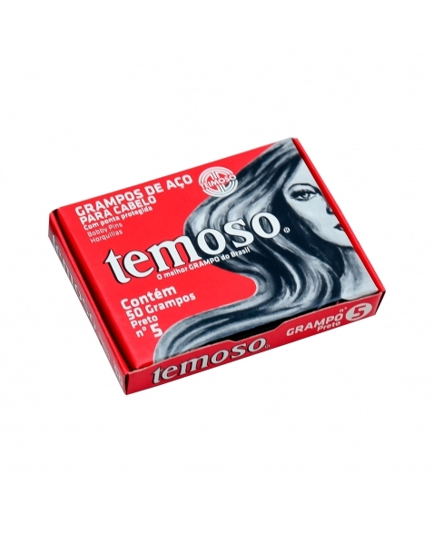 GRAMPO TEIMOSO PRETO N°5 C/50 TEIMOSO
