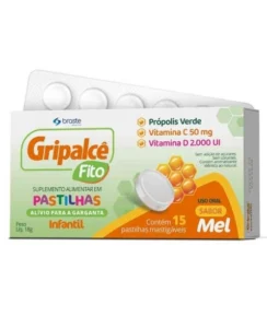 GRIPALCE FITO PASTILHAS MASTIGAVEIS C/15 PROPOLIS BRASTERAPICA