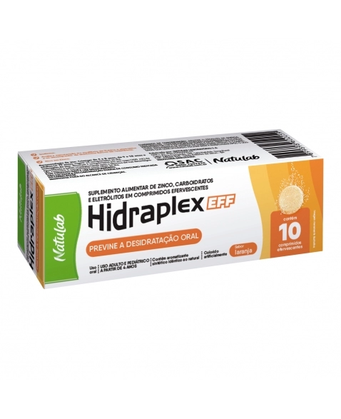 HIDRAPLEX EFERVESCENTE LARANJA 10COM NATULAB