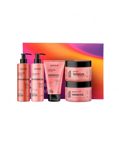 KIT EXPERIENCIA DE BANHO DIA A DIA C/ 5 ITENS MELANCIA LABOTRAT