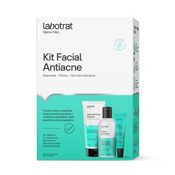 KIT FACIAL ANTIACNE DERMO SKIN LABOTRAT