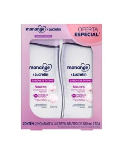 KIT SABONETE LIQUIDO INTIMO NEUTRO C/2 200ML MONANGE