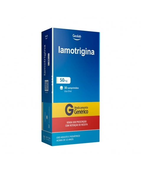 LAMOTRIGINA 50MG 30COM C1* GEOLAB