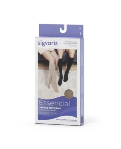 MEIA 3/4 20/30 ALGODÃO SEM PONTEIRA G2 282 BEGE CLARO SIGVARIS