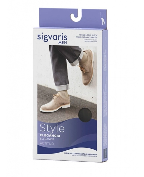 MEIA SIG.MASC.3/4 15/20 ACTITUD G 190 MARROM