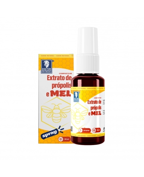 MEL E EXTRATO DE PRÓPOLIS SPRAY 30ML DOCTOR BERGER