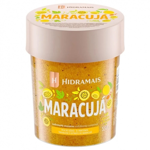 MOUSSE ESFOLIANTE MARACUJA 350G HIDRAMAIS