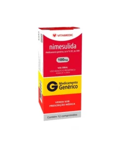 NIMESULIDA 100MG 12COM VITAMEDIC