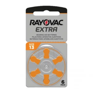 PILHA AUDITIVA EXTRA TAM 13 6UN RAYOVAC