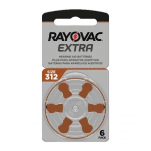 PILHA AUDITIVA EXTRA TAM 312 6UN RAYOVAC