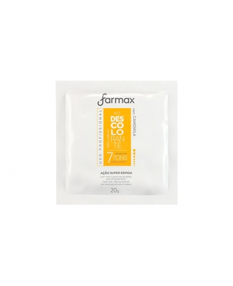 PÓ DESCOLORANTE CAPILAR CAMOMILA 20G FARMAX