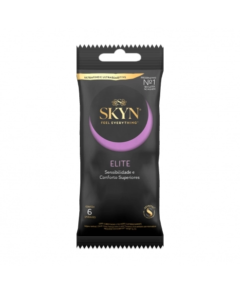 PRESERVATIVO LUBRIFICADO SKYN ELITE C/6 BLOWTEX