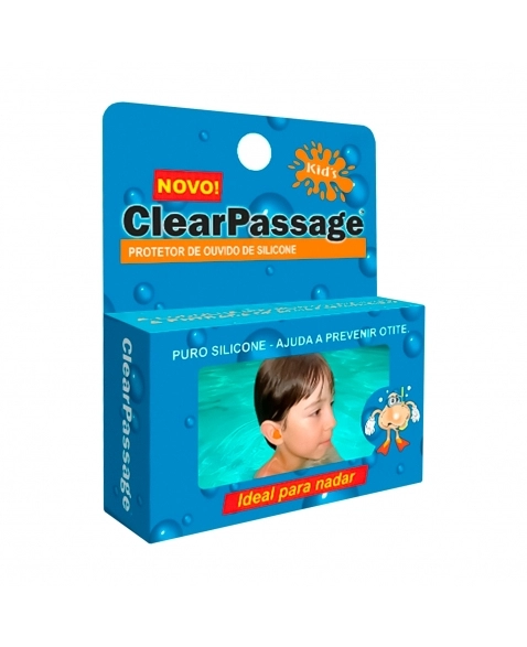 PROTETOR DE OUVIDO SILICONE CLEAR PASSAGE INFANTIL C/6 PARES SUNMASTER