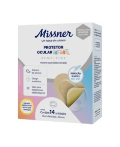 PROTETOR OCULAR SILICONE INFANTIL C/14 MISSNER