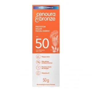 PROTETOR SOLAR FACIAL DIÁRIO FPS50 50G CENOURA E BRONZE COTY