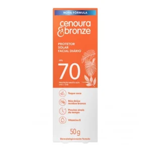 PROTETOR SOLAR FACIAL DIÁRIO FPS70 50G CENOURA E BRONZE COTY