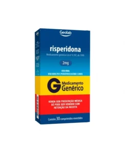 RISPERIDONA 2MG 30COMP REVESTIDO GEOLAB