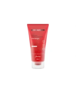 SABONETE LÍQUIDO ESFOLIANTE MORANGO HIDRADERM 180ML FARMAX