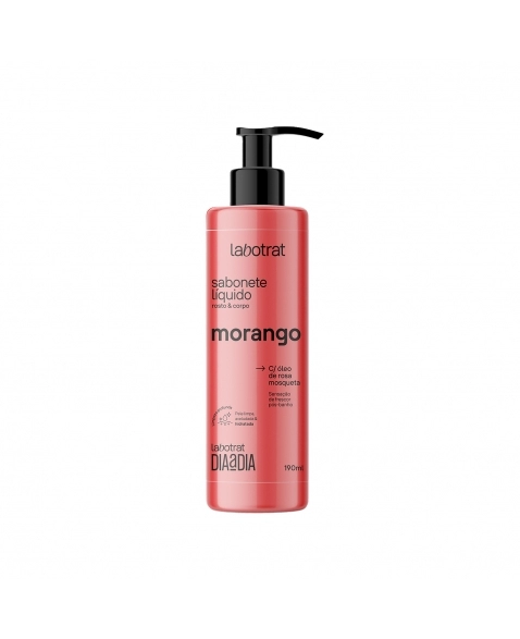 SABONETE LIQUIDO MORANGO DIA A DIA 190ML LABOTRAT