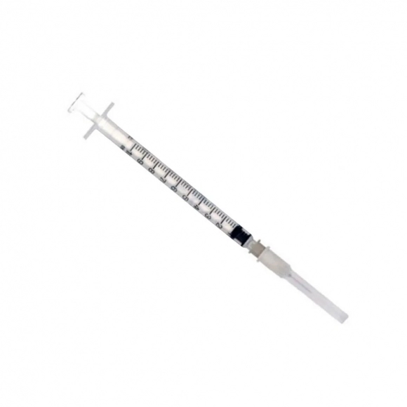 SERINGA DESCARTAVEL COM AGULHA 1ML 13X3,8 PLASTIPAK TUBERCULINA BD