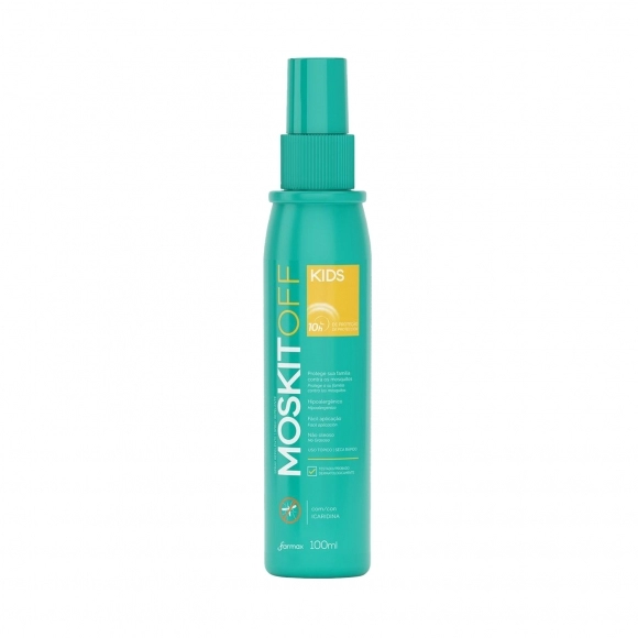 SPRAY REPELENTE INSETOS KIDS COM ICARIDINA 100ML MOSKITOFF