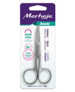 TESOURA UNHAS BASIC ANATOMICA CURVA MERHEJE