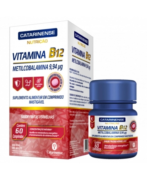 VITAMINA B12 200MG 60CAPS CATARINENSE