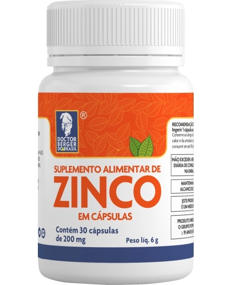 ZINCO 200MG 30CAPS DOCTOR BERGER