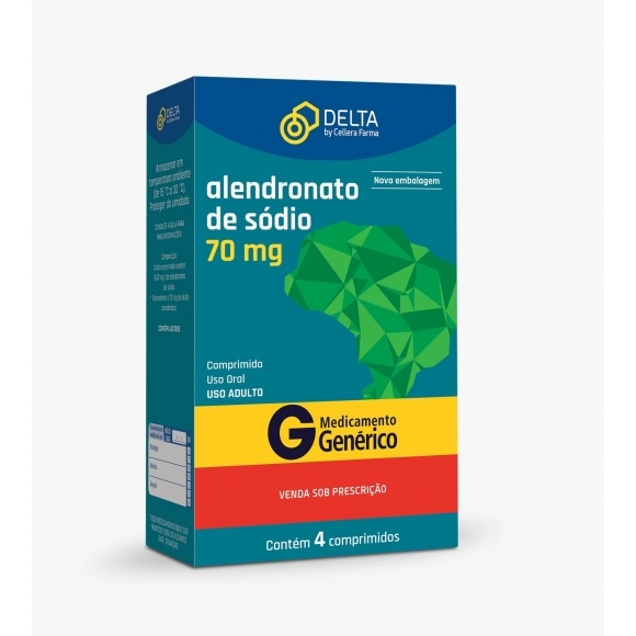 ALENDRONATO DE SODIO 70MG 4COMP DELTA