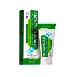 PASTA D’ÁGUA COM MENTOL 80G NATULAB