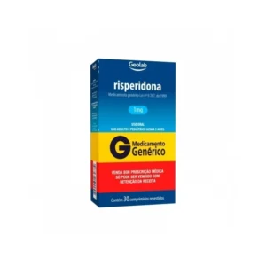RISPERIDONA 1MG 30COMP REVESTIDO C1* GEOLAB