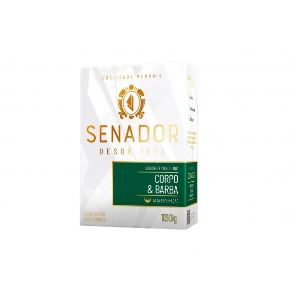 SAB.BAR.SENADOR CORPO E BARBA 130G MEMPHIS
