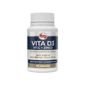 VITA D3 VITAMINA C + ZINCO 60CAPS VITAFOR