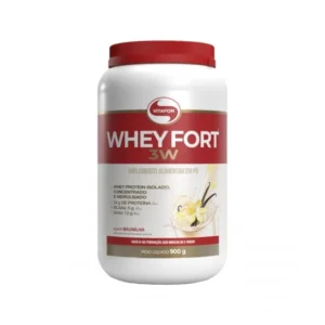 WHEY FORT 3W BAUNILHA 900G VITAFOR