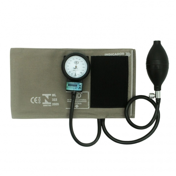 APARELHO DE PRESSÃO VELCRO + BOLSA OBESO AP1005 BIC