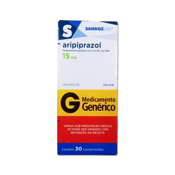 ARIPIPRAZOL 15MG 30COM C1* SANDOZ