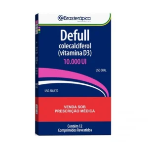 DEFULL D3 10000UI 12COM BRASTERAPICA