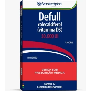 DEFULL D3 50000UI 12COMP BRASTERAPICA