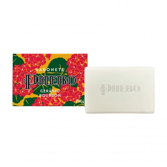 SABONETE BARRA PHEBO MEDITERRÂNEO GERÂNIO 100G