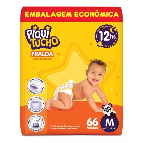 FRALDA DESC.PIQUITUCHO HIPER M C/66