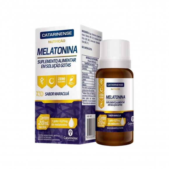 MELATONINA MARACUJA 20ML CATARINENSE