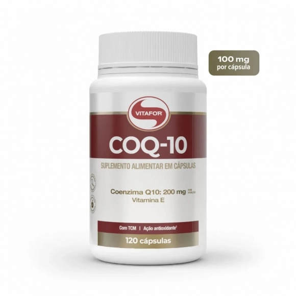 COENZIMA Q10 100MG POR PORÇÃO 120CAPS VITAFOR
