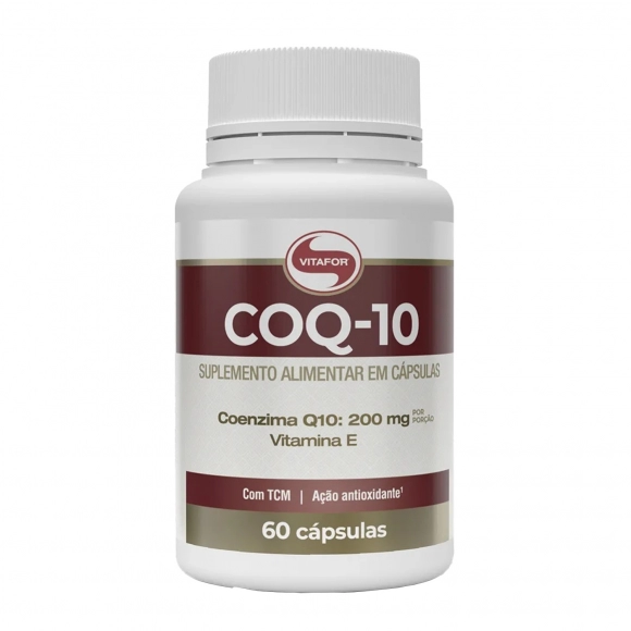 COENZIMA Q10 200MG POR PORÇÃO 60CAPS VITAFOR